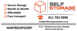 Self Storage Solutions, Hartbeespoort