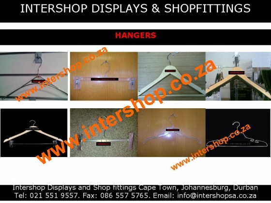 INTERSHOP DISPLAYS AND SHOPFITTINGS - hangers