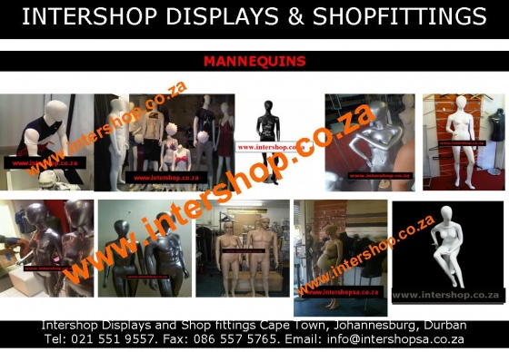 INTERSHOP DISPLAYS AND SHOPFITTINGS - mannequins